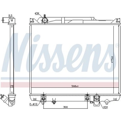 Chladič motoru NISSENS 641776