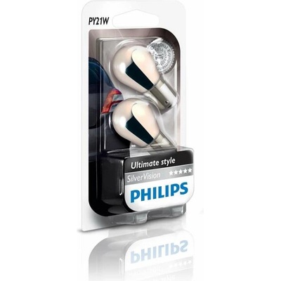 Philips SilverVision PY21W 12V 2x (12496SVB2)