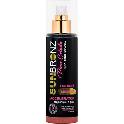 VIVACO Opalovací olej s rozjasňujícími glitry SPF 6 Pina Colada SUNBRONZ 100 ml