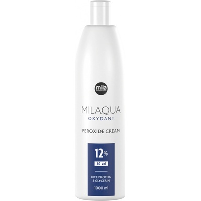 Milaqua Oxid 12% krémový peroxid určený pre farby na vlasy Milaton 1000 ml