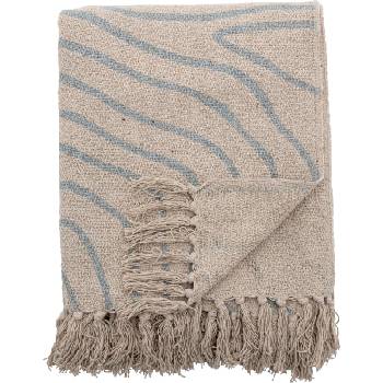 Bloomingville Шалте Dami 130 x 160 см синьо (82049924)