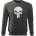 DRAGOWA мъжки суитшърт Punisher, сив 300г/м2 (5413)