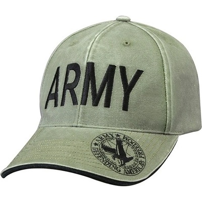 Čepice Rothco Baseball Vintage Deluxe Army zelená