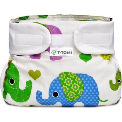 T-TOMI Accessories Ortopedické abdukční kalhotky Green elephants 3-6 kg