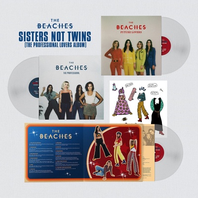The Beaches - Sisters Not Twins (The Professional Lovers Album) (Clear Coloured) (LP) (602438187393)