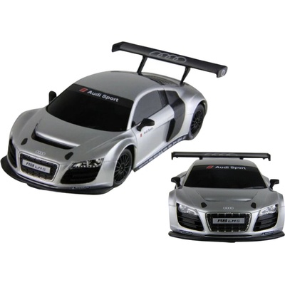Rastar RC auto Audi R8 stříbrné 1:24