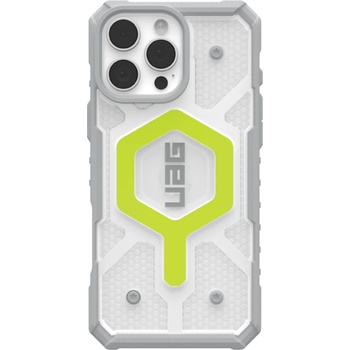 Urban Armor Gear Калъф UAG - Pathfinder Clear MagSafe, iPhone 16 Pro Max, Active Neon (840283914751)