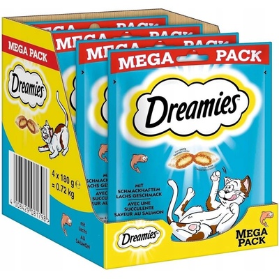 Dreamies Cat Treats losos 180 g