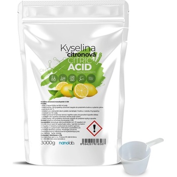 Nanolab Kyselina citronová 3 kg