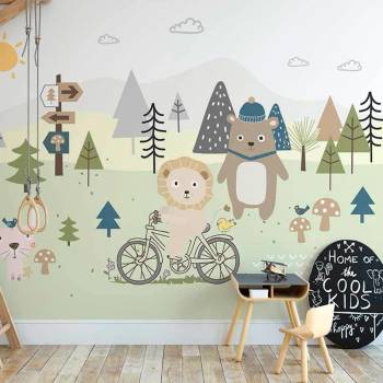 Image 1 of Art Gift Decor Детски фототапет - Горска разходка