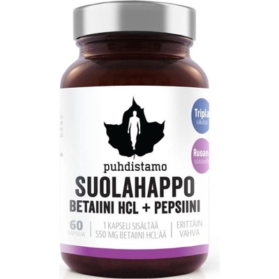 Puhdistamo Betain HCL 60 kapsúl
