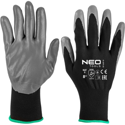NEO TOOLS Работни ръкавици, полиестерно покритие ntrylemx, 4131X, размер 8 97-647-8 (97-647-8)