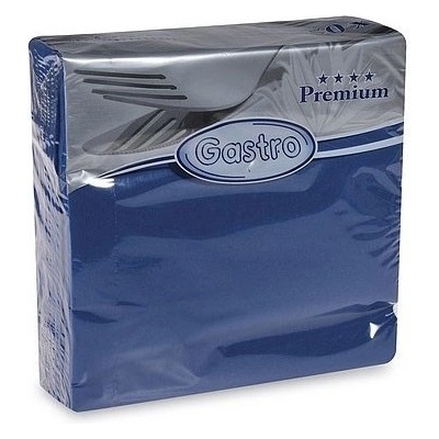 Gastro ubrousky Premium 50ks tmavé modré 40x40cm
