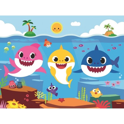 TREFL Baby Shark Podmořský svět žraloků 30 dielov