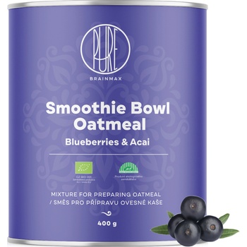 BrainMax Pure Pure® Smoothie bowl каша, acai и боровинки, БИО, 400 гр