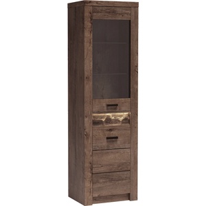 Bogdan Furniture Europe Витрина Indianapolis I-4, тъмна пепел