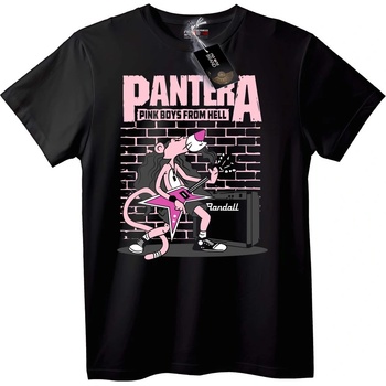 NOONEBRAND Тениска Pantera Момчета от Ада - M, Black