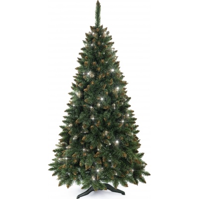 Aga Vianočný stromček Borovica 150 cm Crystal zlatá