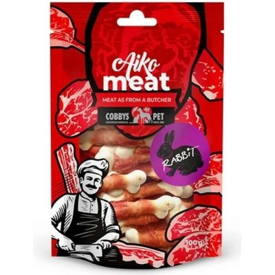 COBBYS PET AIKO Meat králičie mäso na kalciovej kosti 100 g