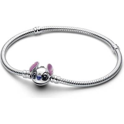 Pandora Stříbrný náramek Disney Stitch Moments 593738C01 18 cm