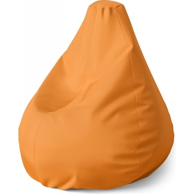Sablio sedací vak Pear mandarinková 140 x 100 x 25 cm