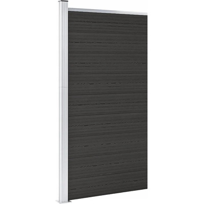 zahrada-XL Plotový dílec WPC 95 x 186 cm černý