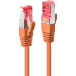 Lindy Пач кабел LINDY 47807, S/FTP, Cat. 6, 1.0m, оранжев (47807)