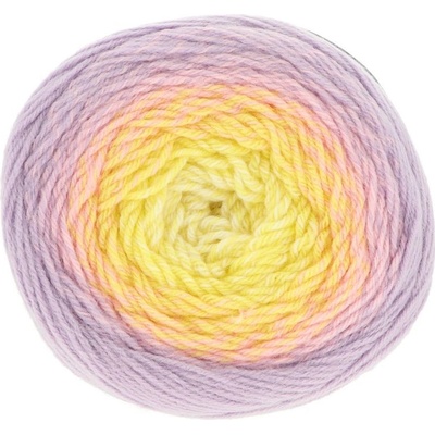 YarnArt Flowers Merino 545 fialovo žltá