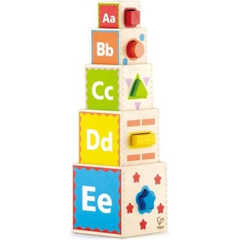 Hape Кубчета пирамида с вложени форми