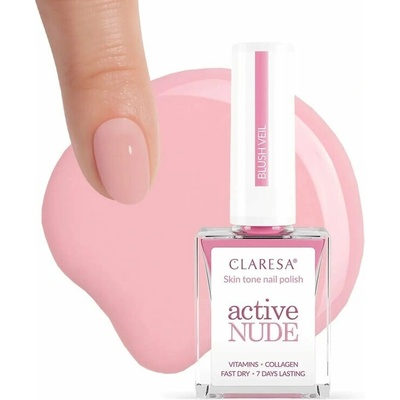 Claresa klasický lak na nechty Blush Veil 9,5ml