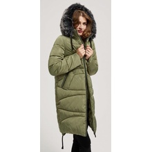 Moodo Z-KU-4214 zimný dámsky kabát olivový