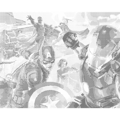ZUTY Bodkovanie - AVENGERS A STARK TOWER Rámovanie: vypnuté plátno na rám, Rozmer: 40x50 cm