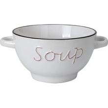 Siaki Collection Kameninová miska na polévku Soup krémová 650 ml