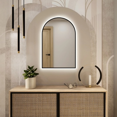 Baltica Design Tiny Border Pastille Cut 60x140 cm čierna 5904107929514