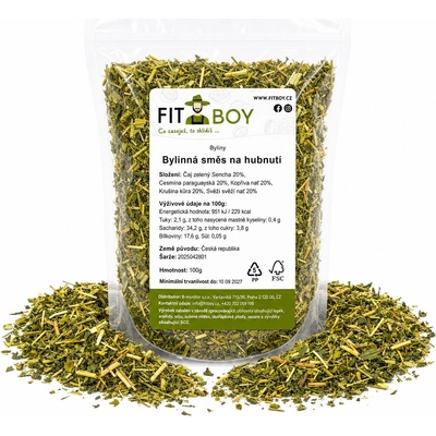 FITBOY Bylinná zmes na chudnutie 100 g