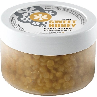 Sweet Honey Depilační vosk zrnka medový 400 g
