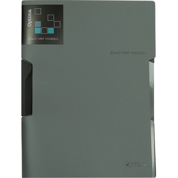 Image 1 of Optima Папка с клип Optima, А4, сива (32190-А-СИВ)