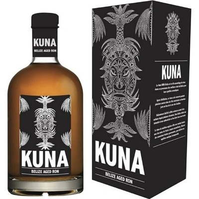 Kuna Belize Aged Ron 40% 0,7 l (kartón)