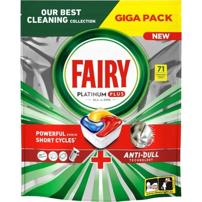 Fairy Platinum Plus All in One kapsle do myčky 71 ks