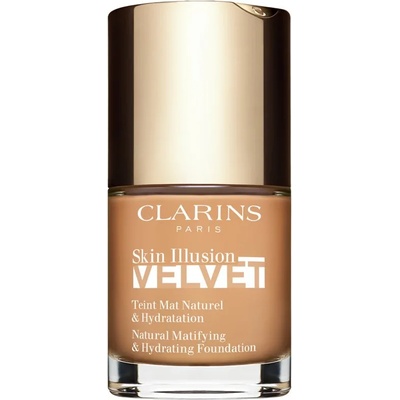 Clarins Skin Illusion Velvet течен фон дьо тен с матов завършек с подхранващ ефект цвят 112C 30ml