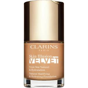 Clarins Skin Illusion Velvet течен фон дьо тен с матов завършек с подхранващ ефект цвят 112C 30ml