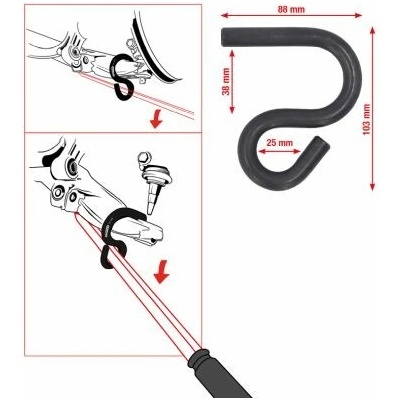 KS TOOLS Univerzálna páka na nápravy 700.1499
