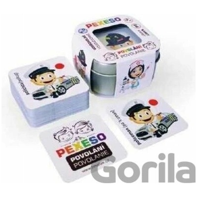 Teddies Pexeso povolání 1 voděodolné 64 karet