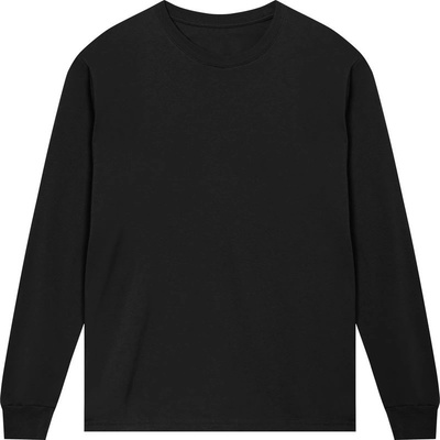 True Blanks Essentials Mens Regular LSL Tee dlouhý rukáv Černá
