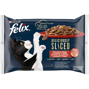 FELIX Deliciously Sliced Farm in jelly 4x80 g