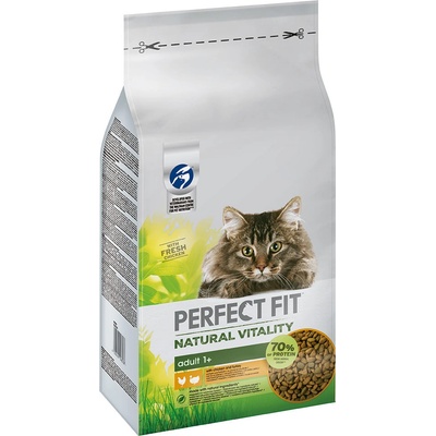 Perfect Fit Cat Natural Vitality kuřecí a krůtí 6 kg