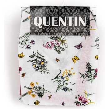 Avax kuchyňská zástěra QK-194 luční kvítí bílo-růžová 60x75cm