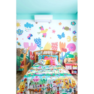 Mooui Nástenný panel - tapeta - Enchanted world 4,90 x 2,80 m uni