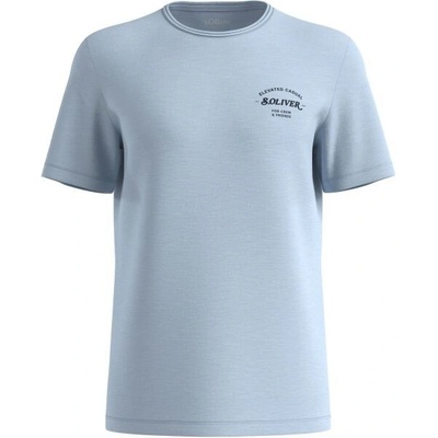 S.Oliver t-shirt pánské tričko světle modrá