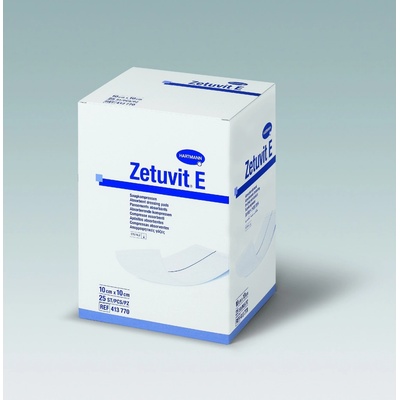 Allmed Medical Products Co.Ltd Zetuvit E savá komprese 10 x 10 cm 25 ks